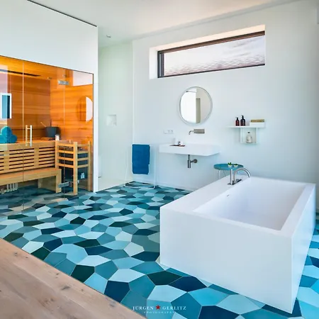 Designer Strandvilla Auf Der Ostsee - Mit Freiem Meerblick Und Dachterrasse Olpenitz